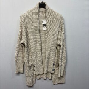NWT Soft Surroundings Women Open Front Knit Cardigan Sweater Size Large B376 -28